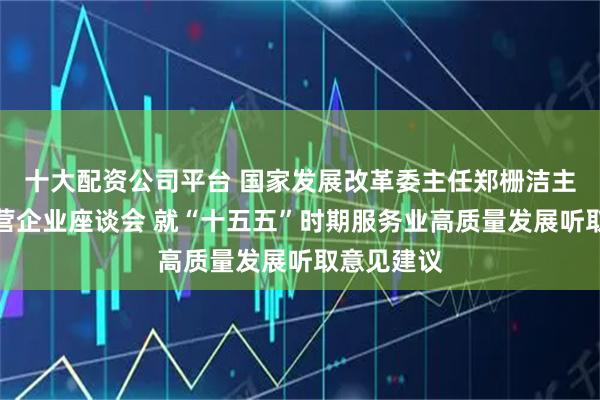 十大配资公司平台 国家发展改革委主任郑栅洁主持召开民营企业座谈会 就“十五五”时期服务业高质量发展听取意见建议